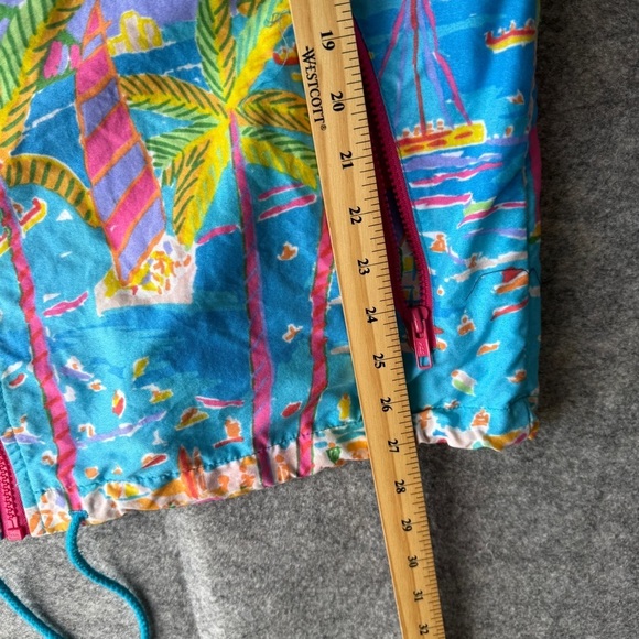 Vintage Ken Done Colorful Hooded Jacket Printed Windbreaker Size Medium - Picture 11 of 15